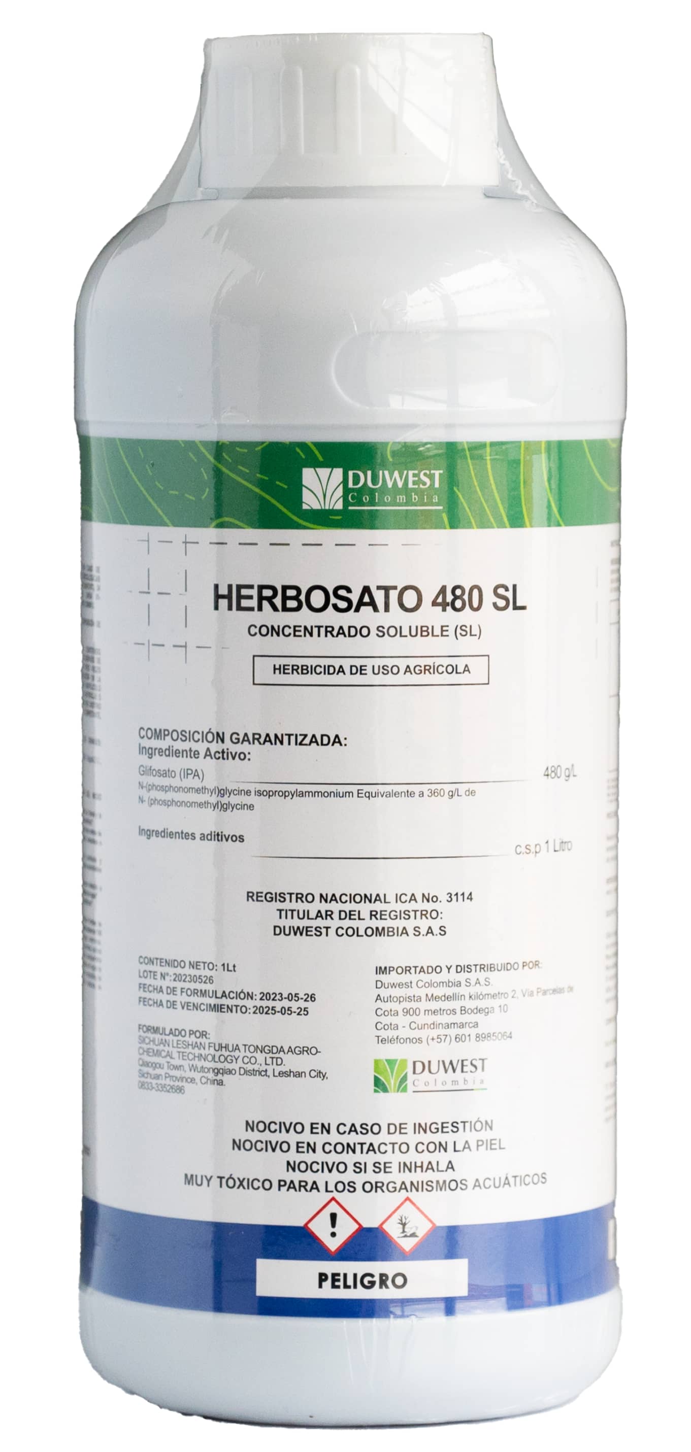 Herbicida Herbosato 480 SL x 1 Lt