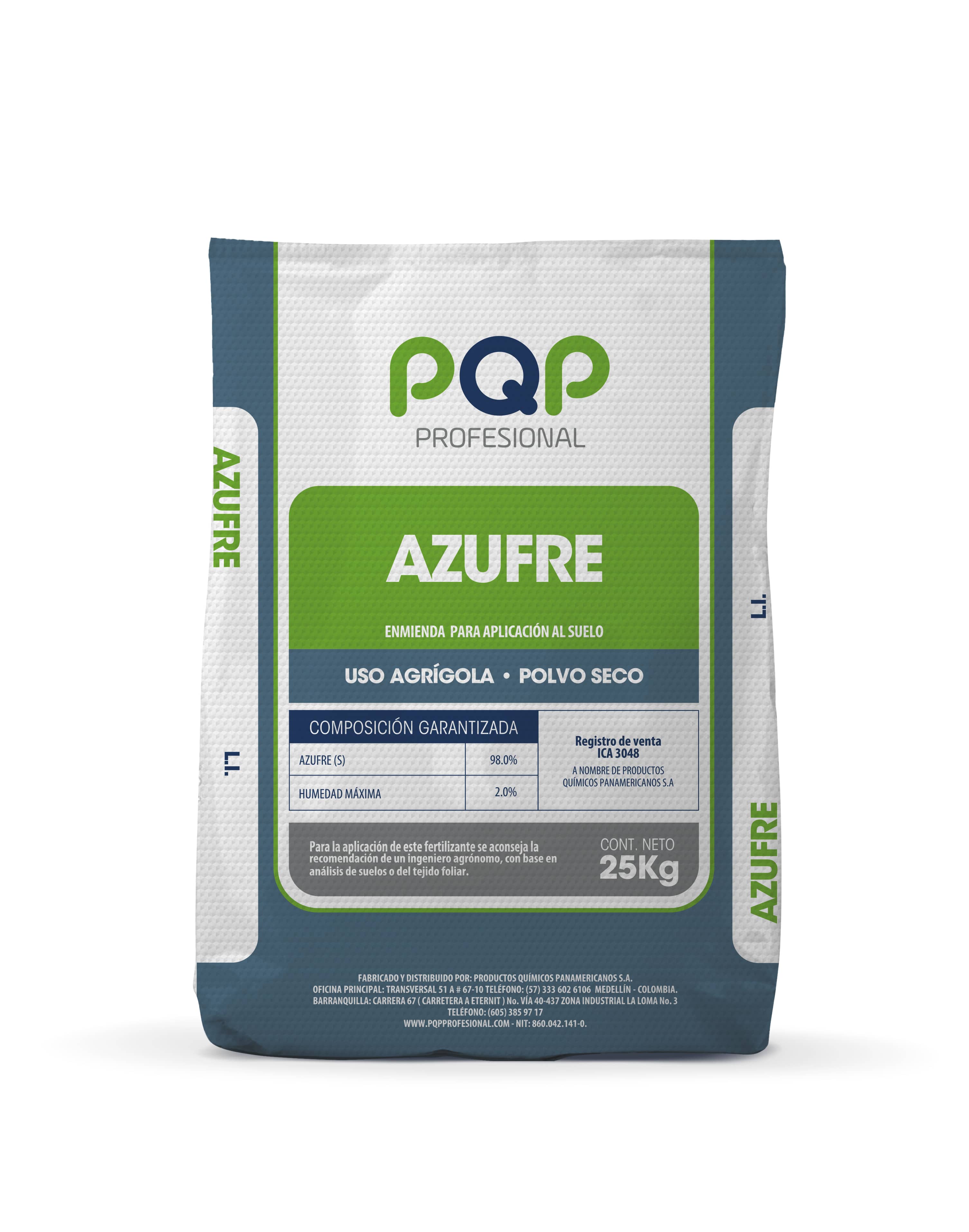 Azufre Agrícola M20 25kg | Control de Plagas y Hongos