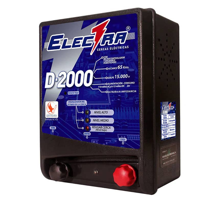 Impulsor Electra D-2000 Dual | Cerca Eléctrica 65 Km
