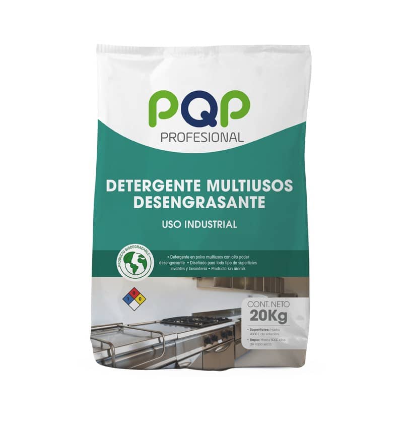 Det PQP Pro Sin Aroma Desengrasante 20 Kg – Limpieza profunda