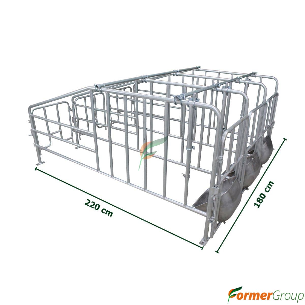 Jaula Gestadora 3 Módulos | Acero Galvanizado