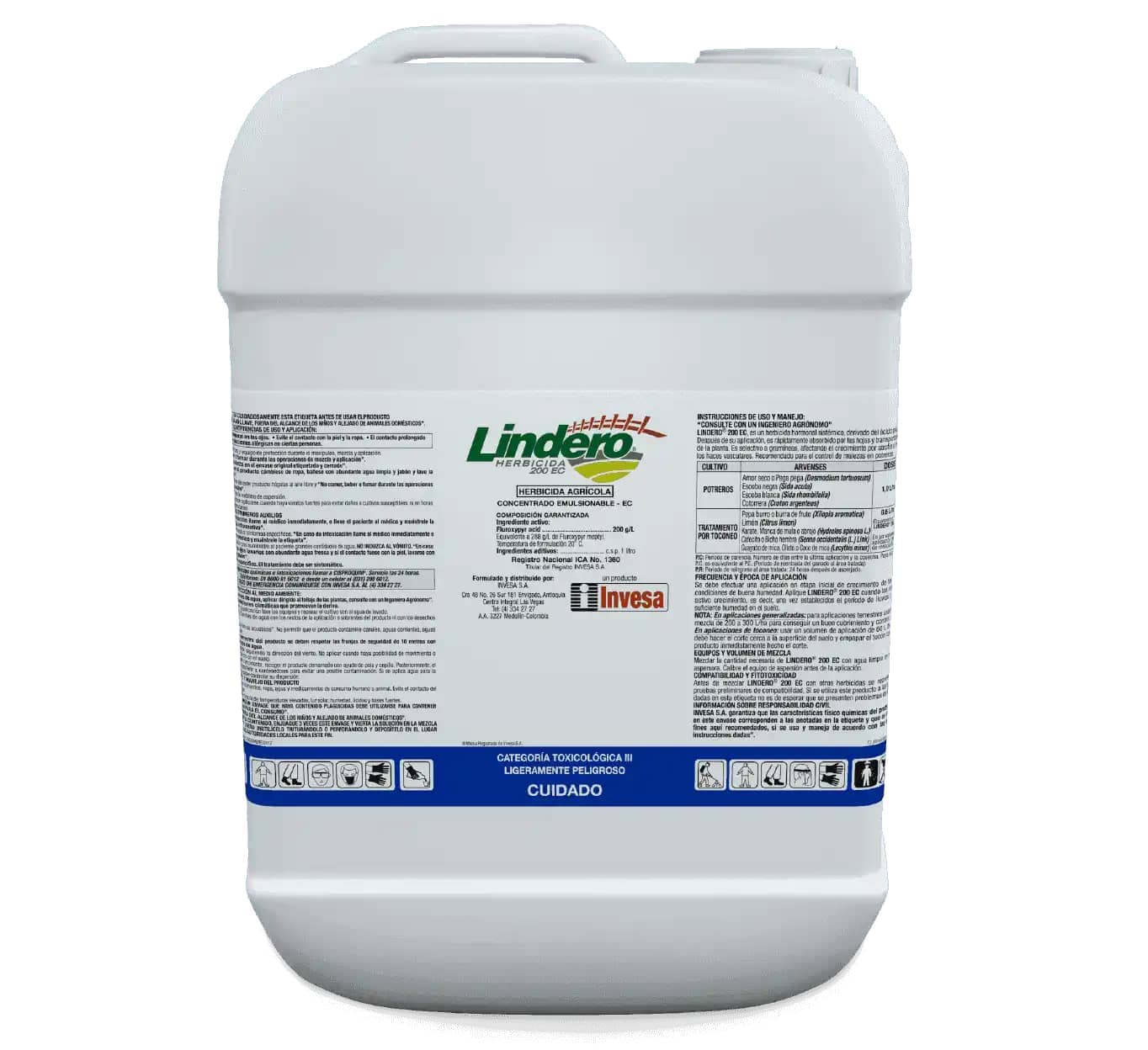 Herbicida Lindero 200 EC x 20 Lt