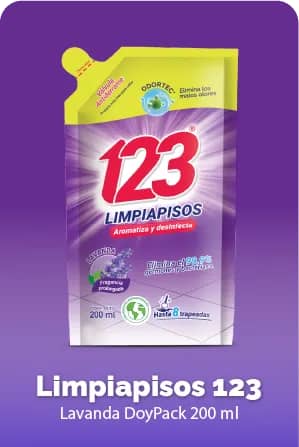 Limpiapisos 123 NP Lavanda DP 200 ml