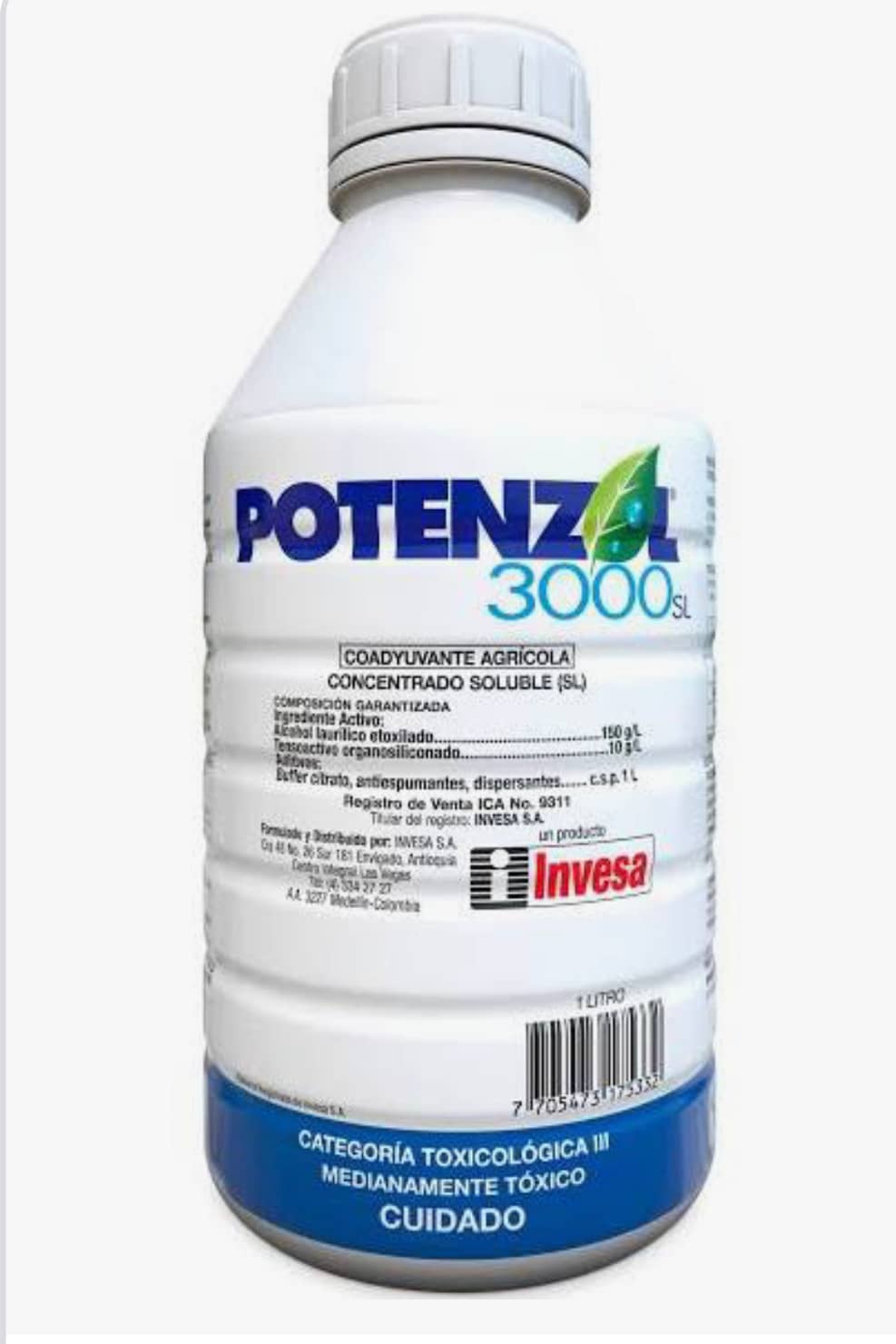 Coadyuvante Potenzol 3000 SL x 1 litro