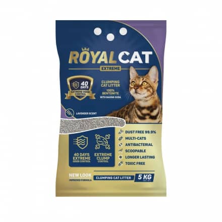 Arena Royal Cat Lavanda x 5 Kg