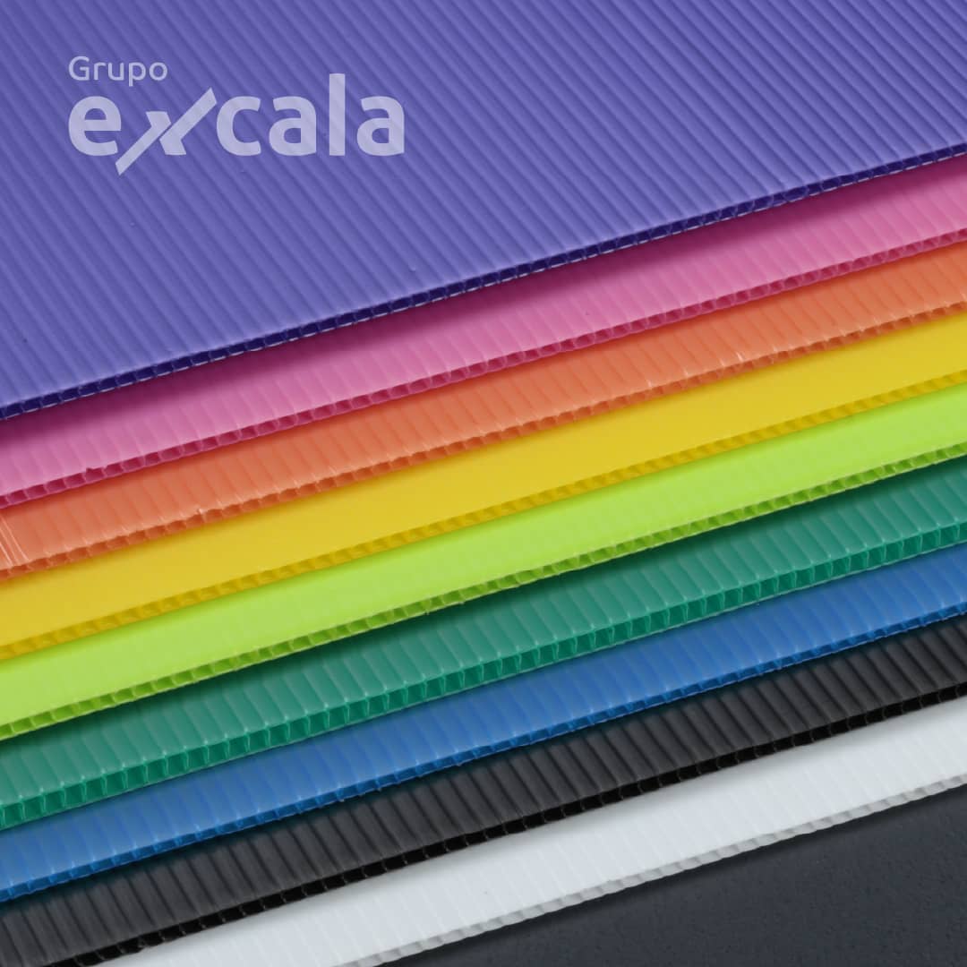 Lámina Cartonplast 200x150cm 550g/m² Gris | 20 unidades