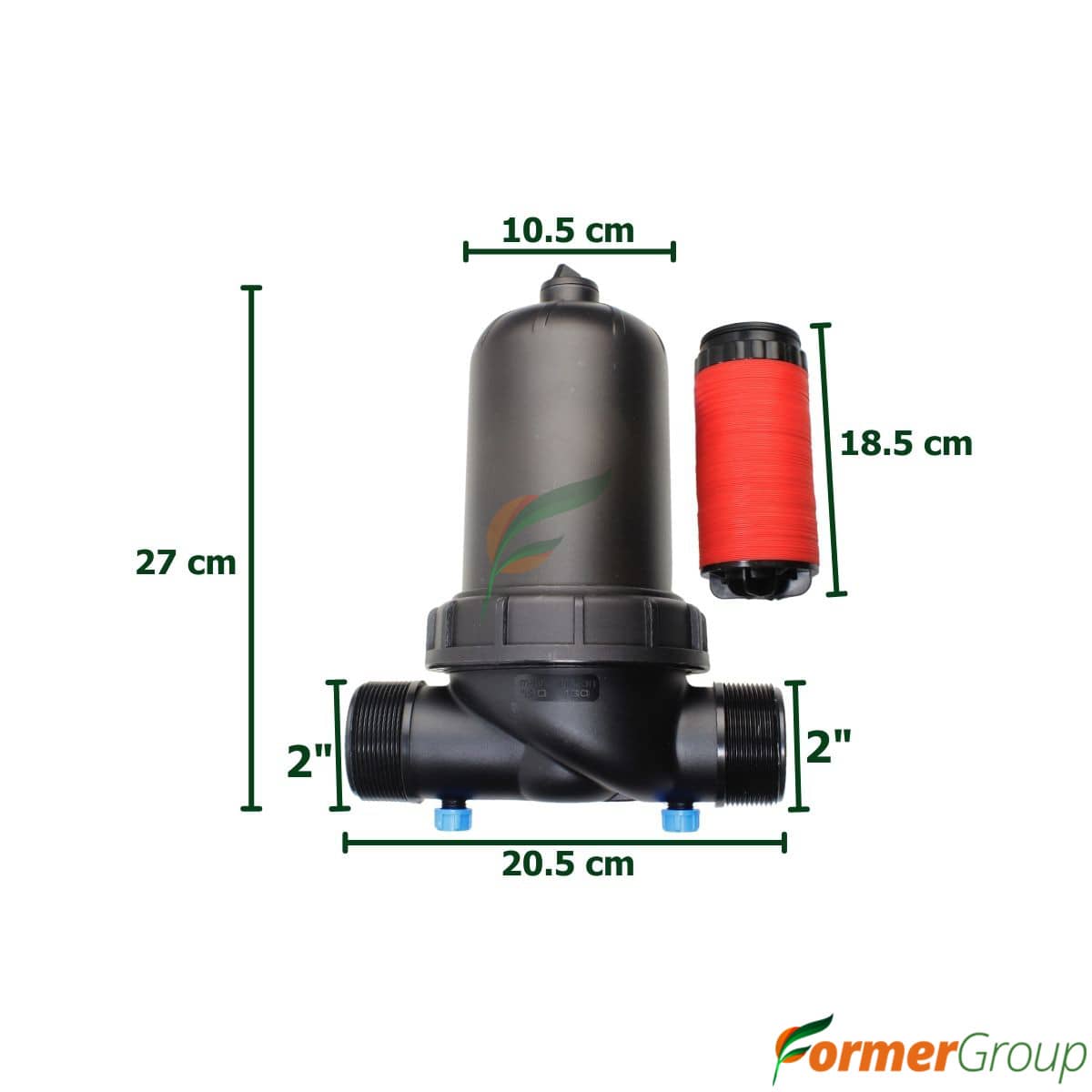 Filtro de Disco 2 pulgadas 120 Mesh para sistemas de riego agrícola