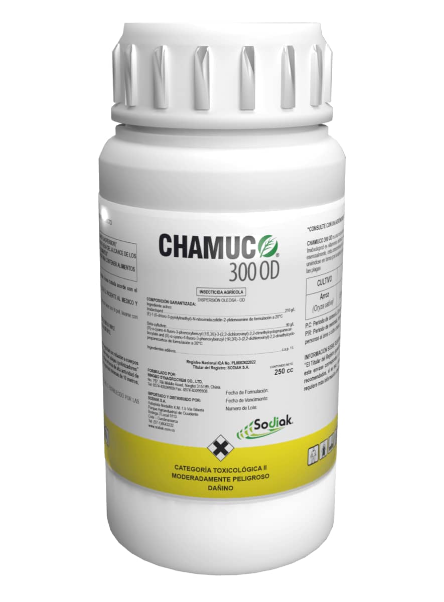 Insecticida Chamuco® 300 OD x 250 cc