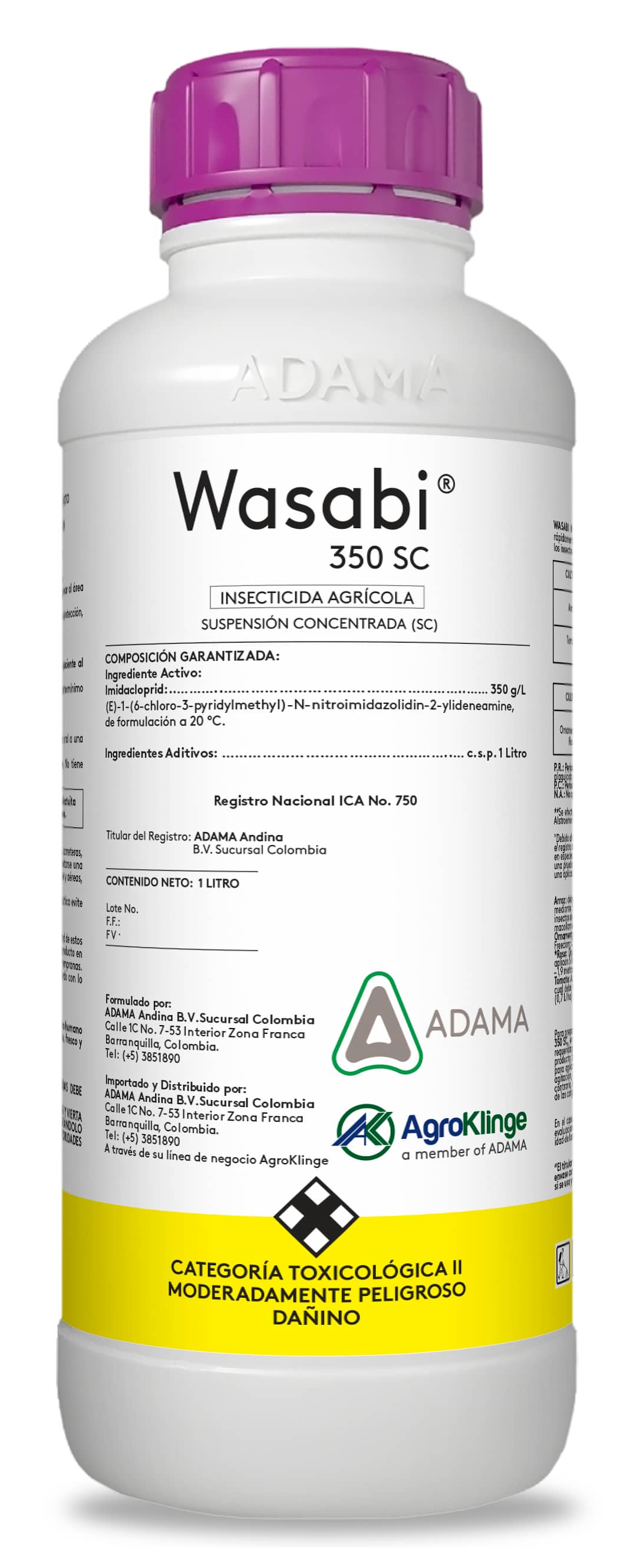 Insecticida Wasabi 350 SC x 1 Lt - Adama