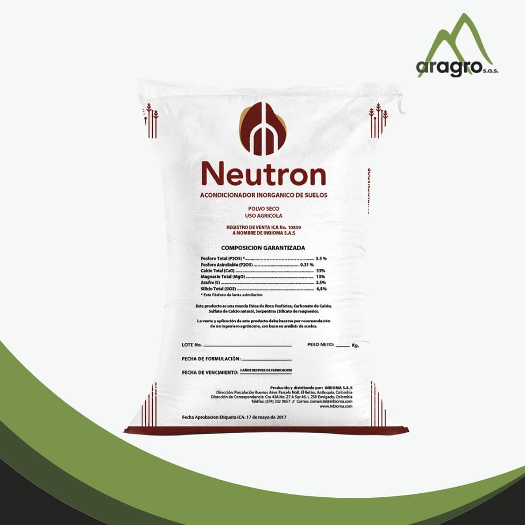 Enmiendas - Nutrición Vegetal Neutron x 50 Kg