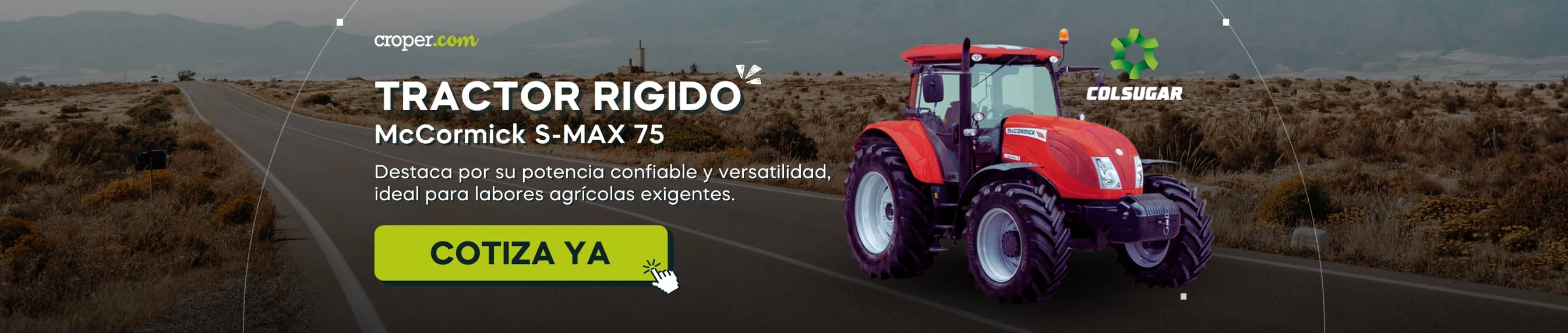 Tractor rigido McCormick S-MAX 75