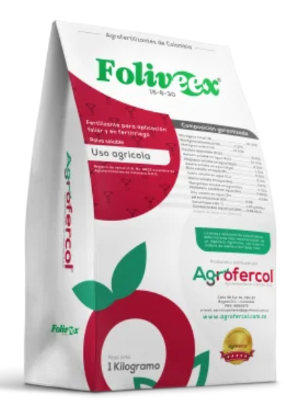 Fertilizante Foliveex 16-6-30 x 1 Kg