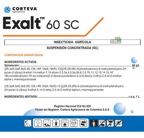 Exalt® 60 SC Insecticida 500cc | Control Eficaz | Croper