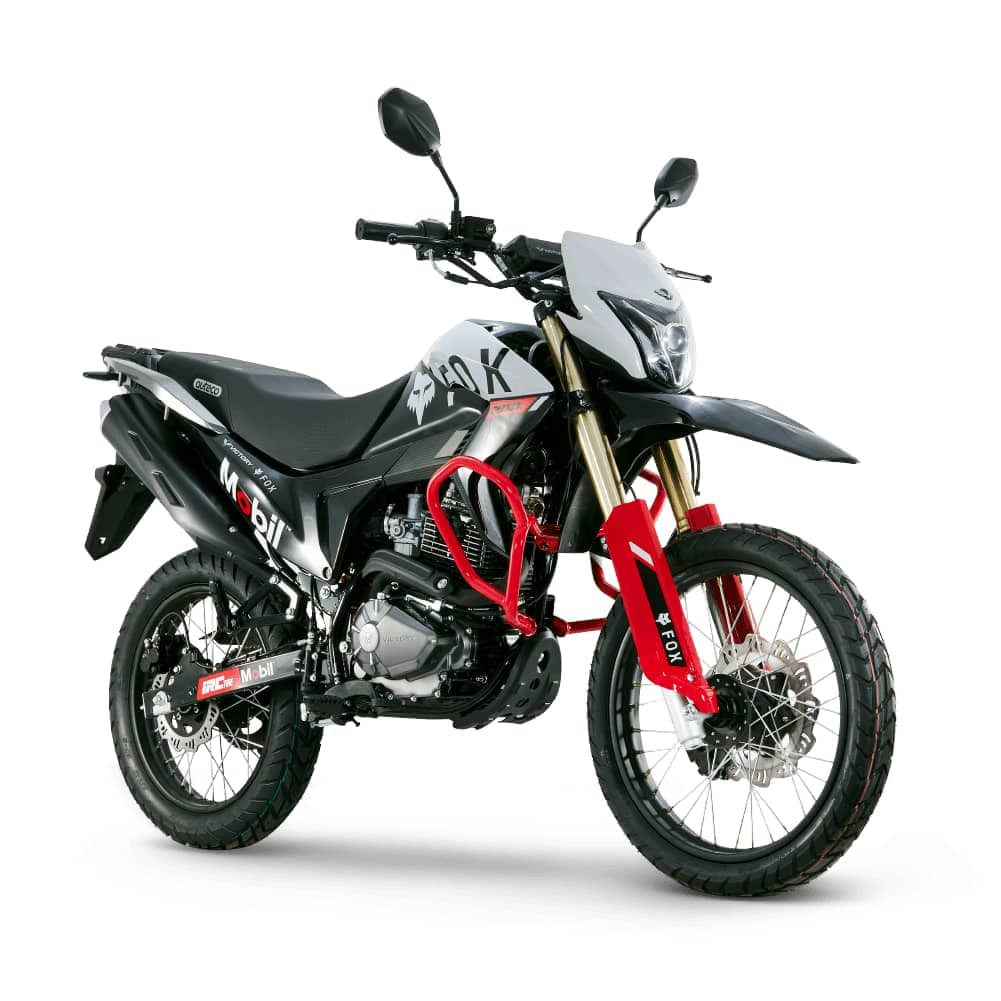 Victory MRX 200 FOX moto doble propósito para finca