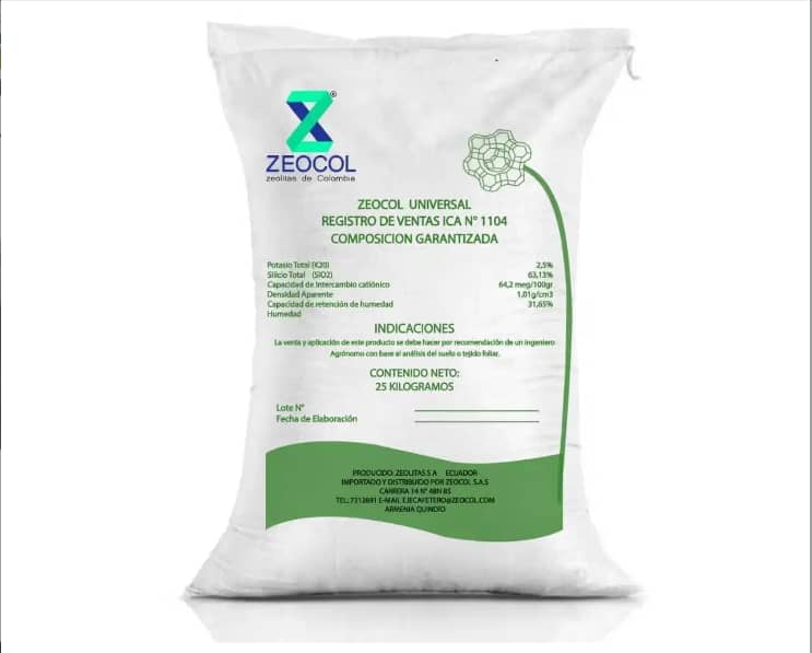 Fertilizante Zeolita Agrícola x 50 kg- Zeocol