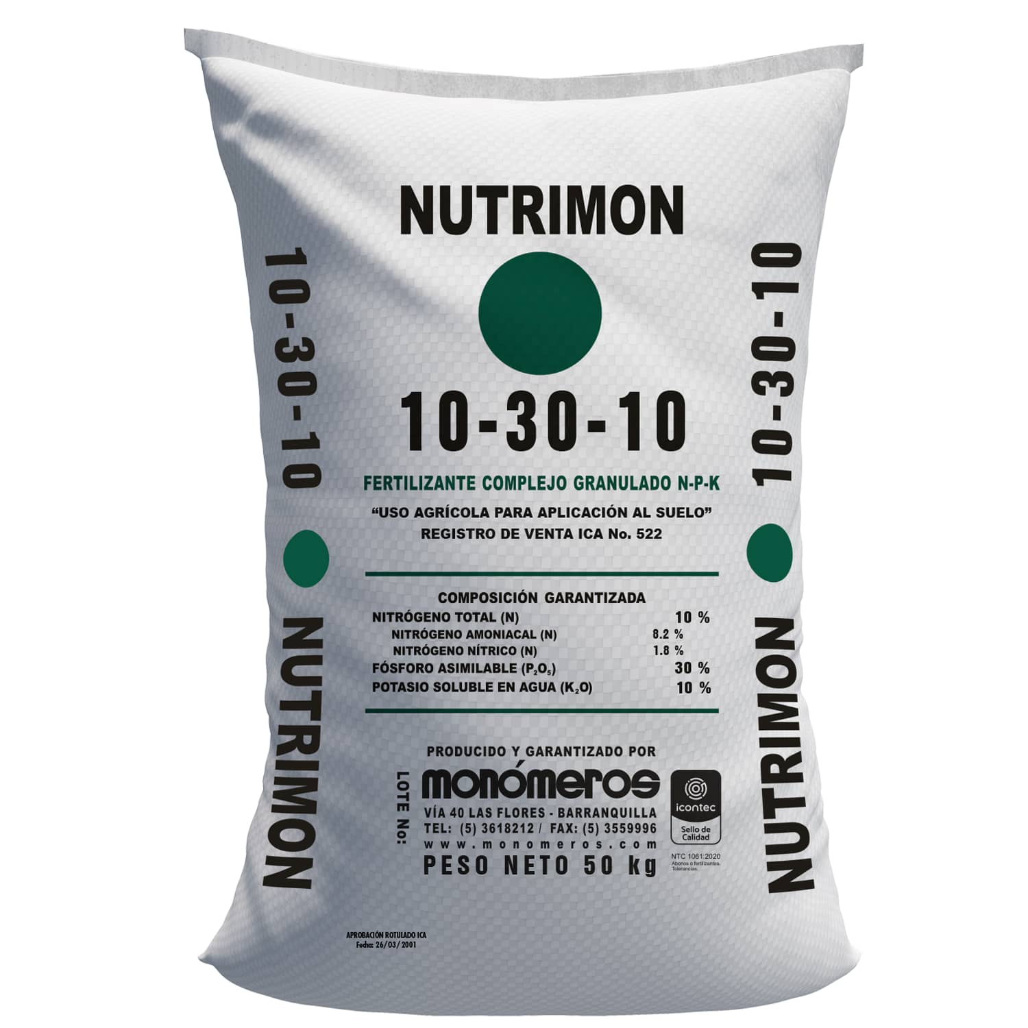 Fertilizante Oximag 88 0-0-0-88 x 50kg | Magnesio Puro