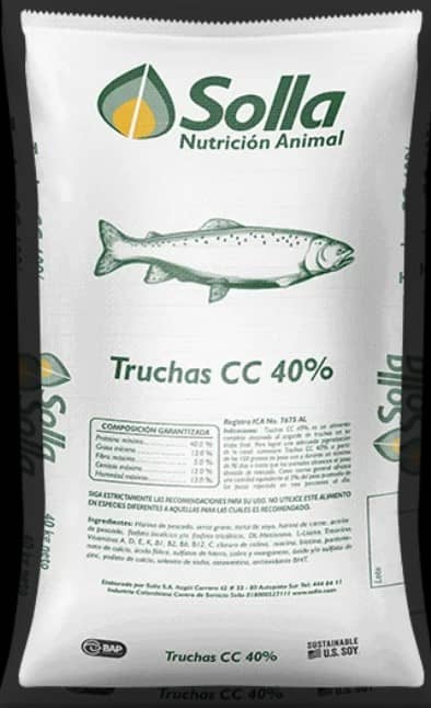 Alimento Truchas Con Carophil 40% x 40 Kg