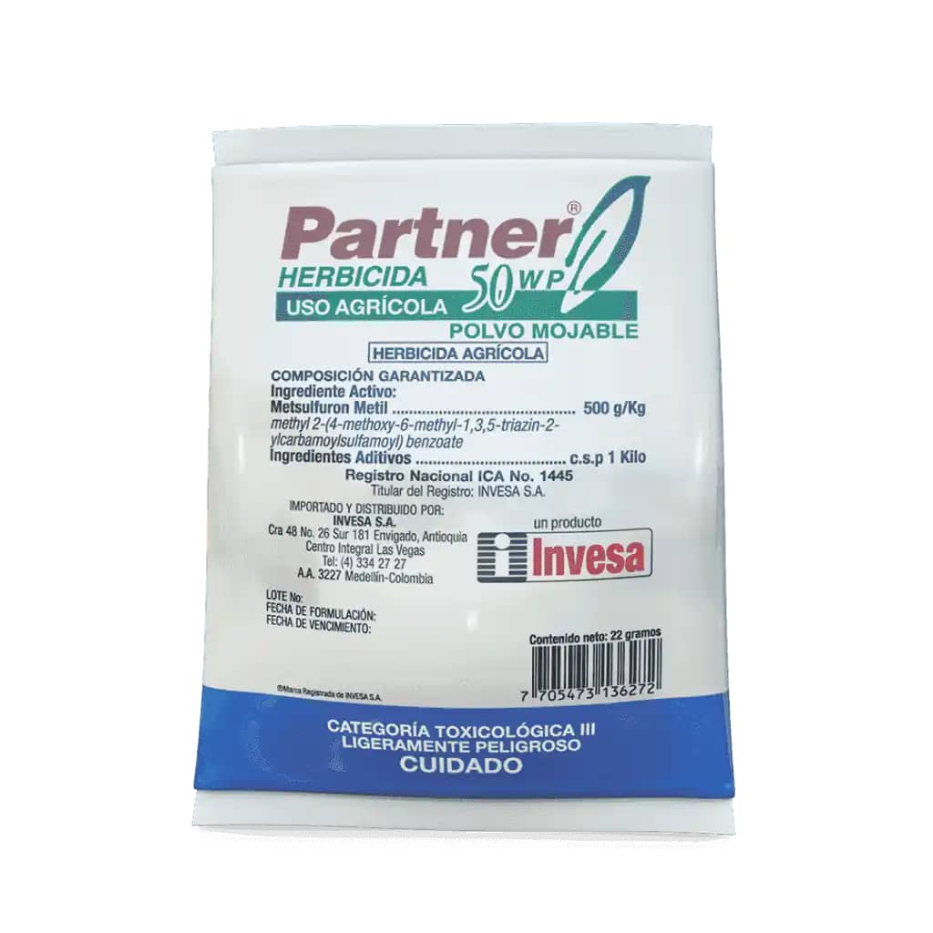 Herbicida Partner 50 Wp Bolsa x 22 Gr