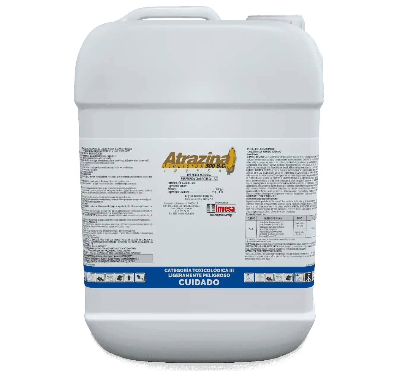 Herbicida Atrazina 500 Sc x 20 Lt