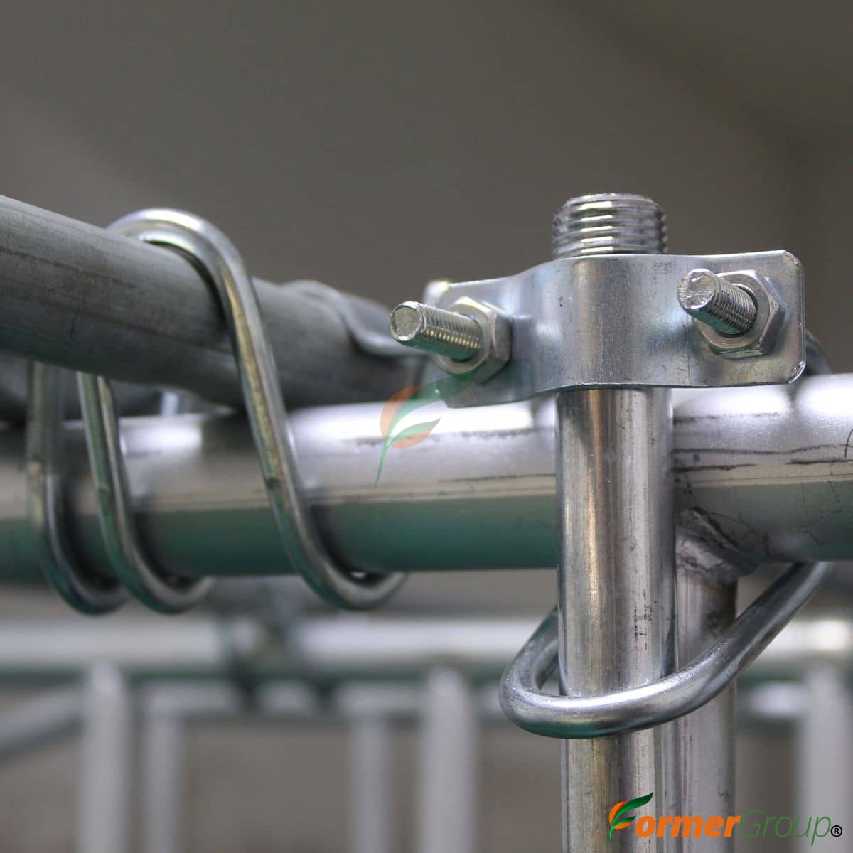 Abrazadera U Ovalada Jaula ParideraX5 | Acero Galv.