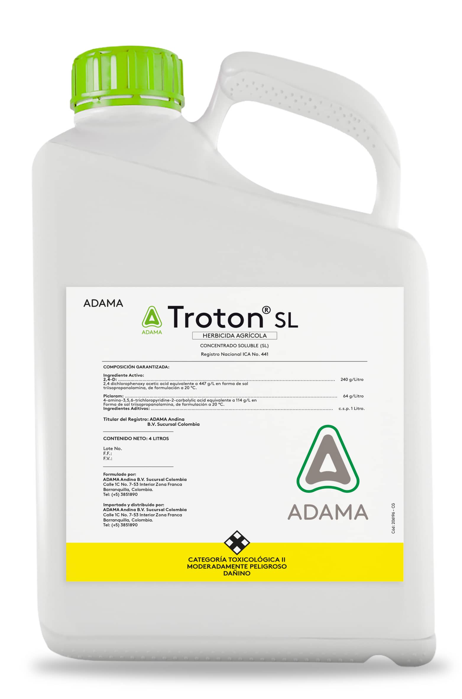 Herbicida Troton® SL x 4 Lt - Adama