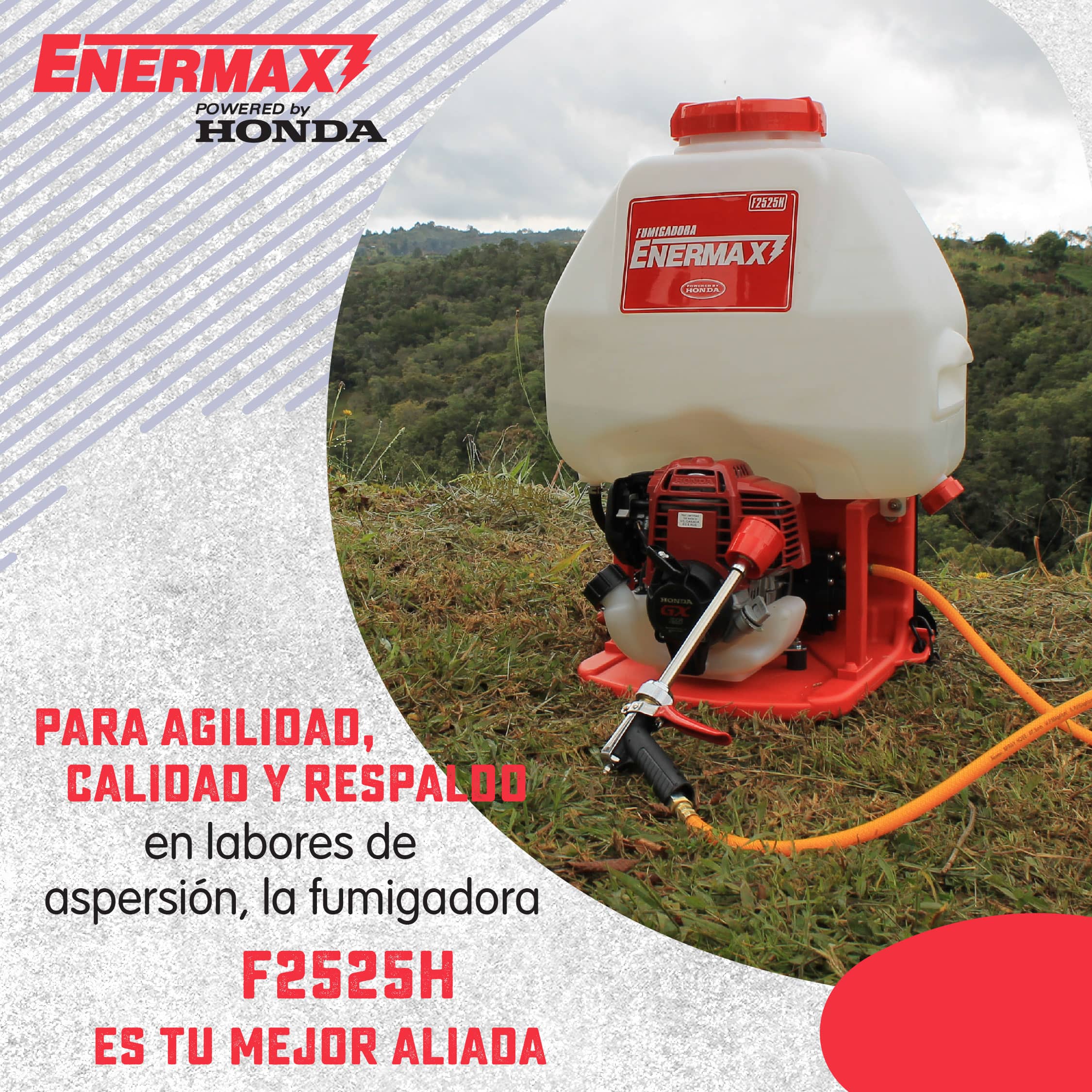 Fumigadora de Espalda Enermax F2525H de 25 Lt Croper