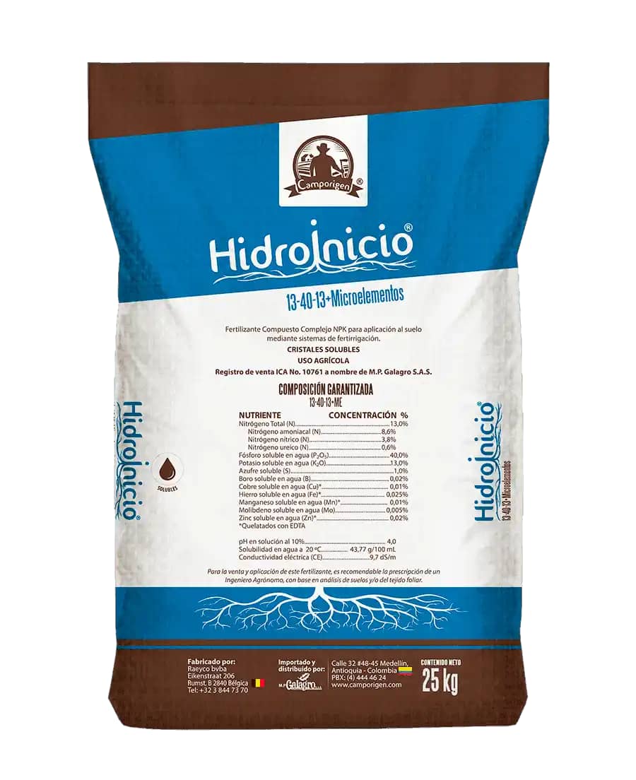 Fertilizante HidroInicio 13-40-13 x 25 Kg