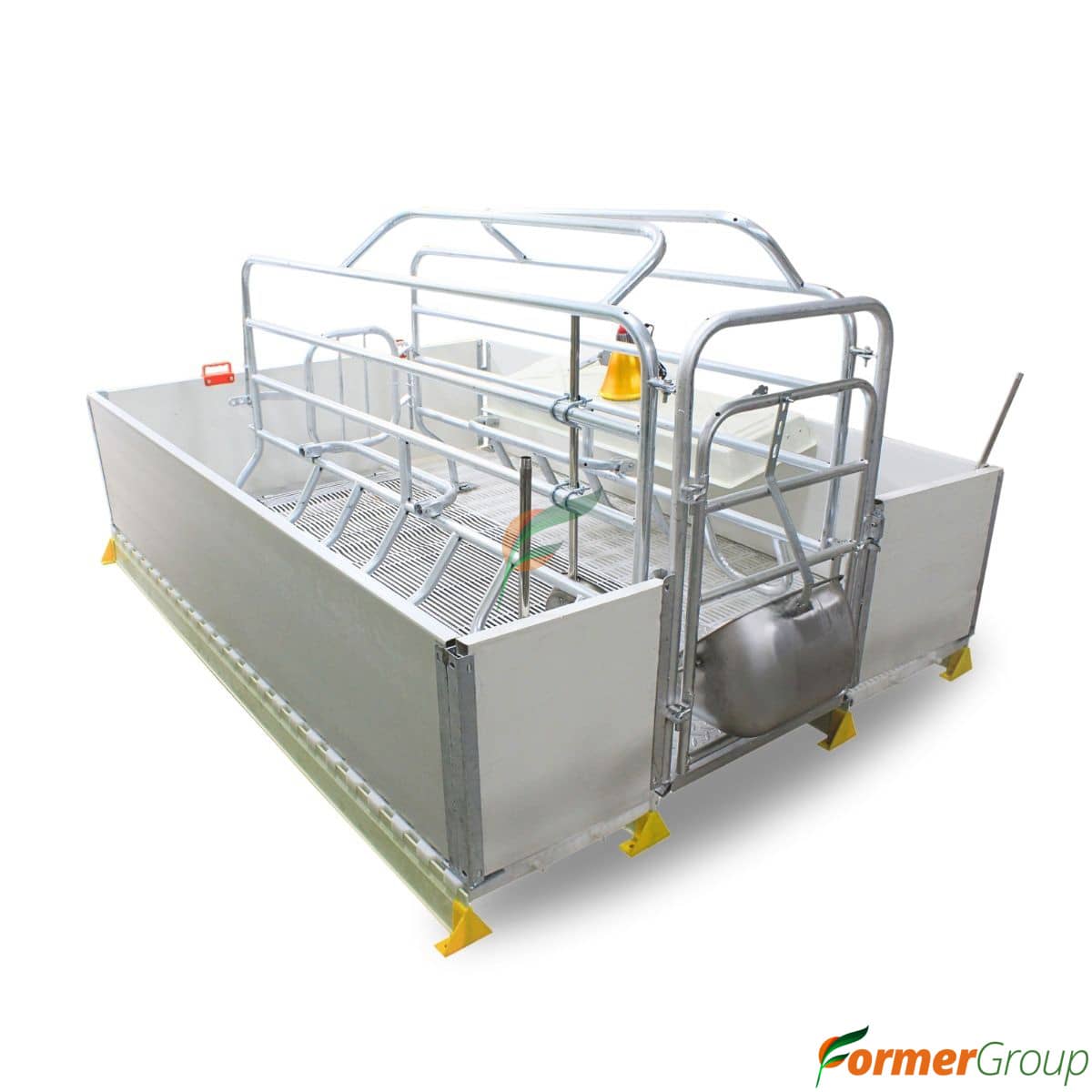 Jaula Paridera Cerda PVC | Barras Anti Aplastamiento