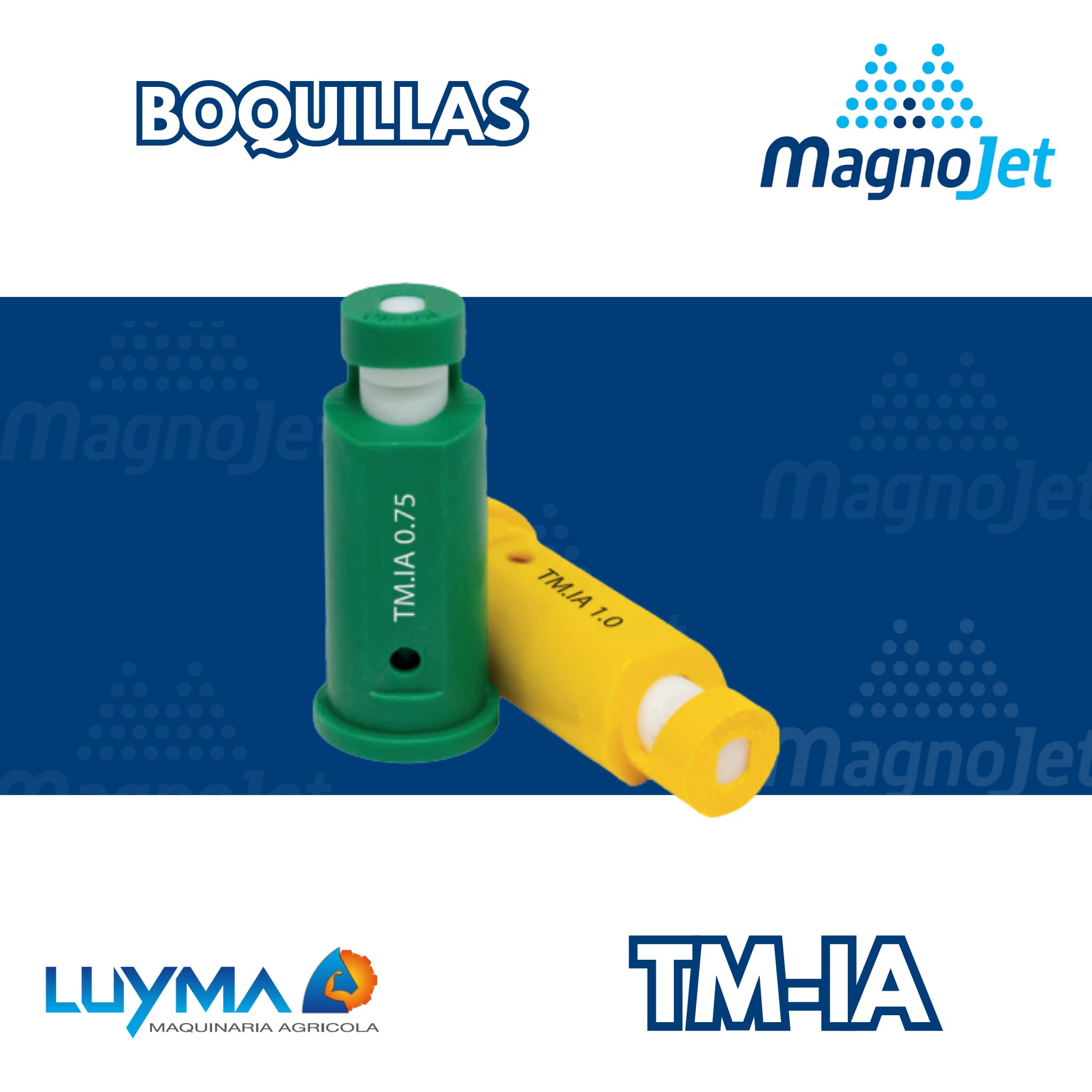 Boquilla Magnojet TM-IA 150° Antideriva Cerámica