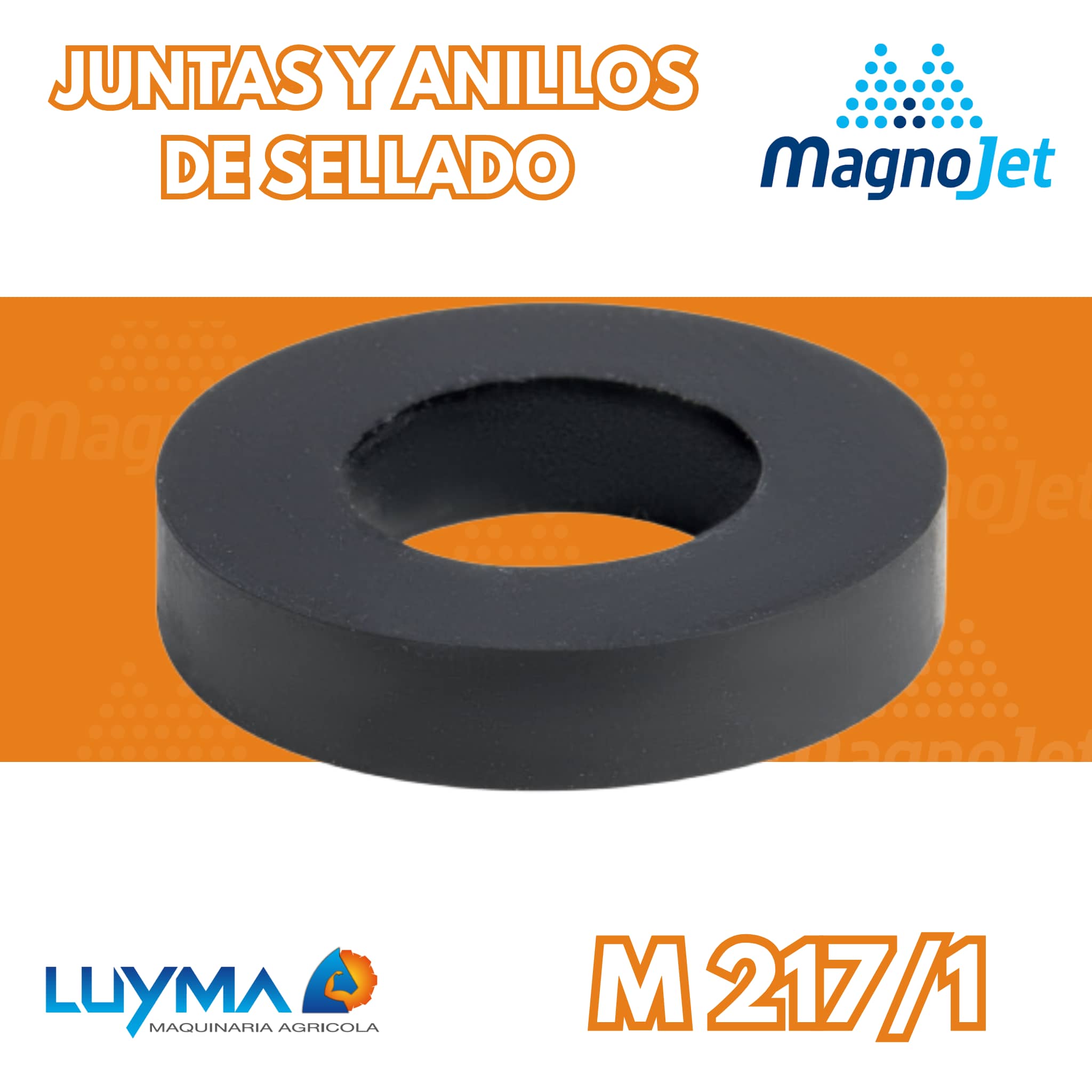 Empaque Magnojet 19x10x4 Fumigadora – Repuesto Caucho