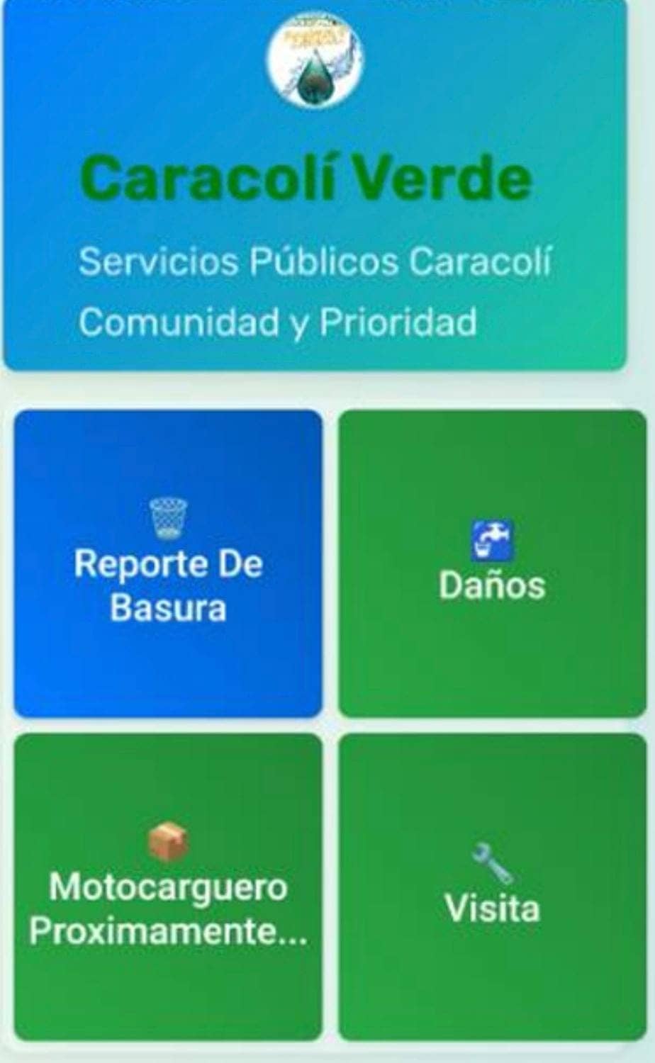 Aplicación Caracolí Verde