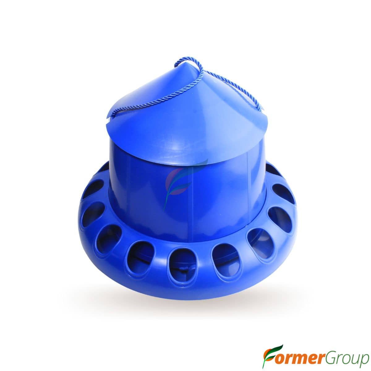 Comedero azul para aves 4 kg