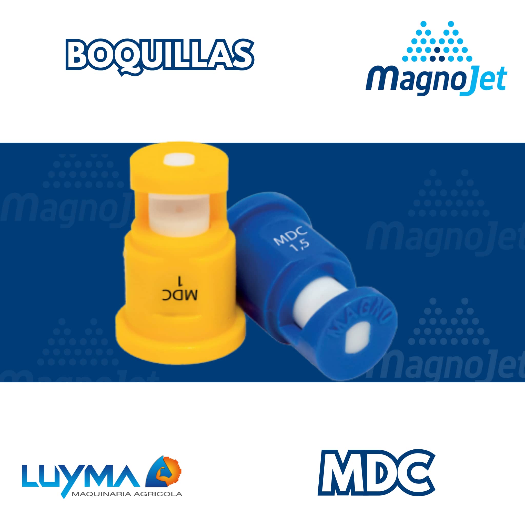 Boquilla Magnojet MDC 130° Cerámica