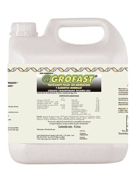 Fertilizante Agrofast x 4 Lt