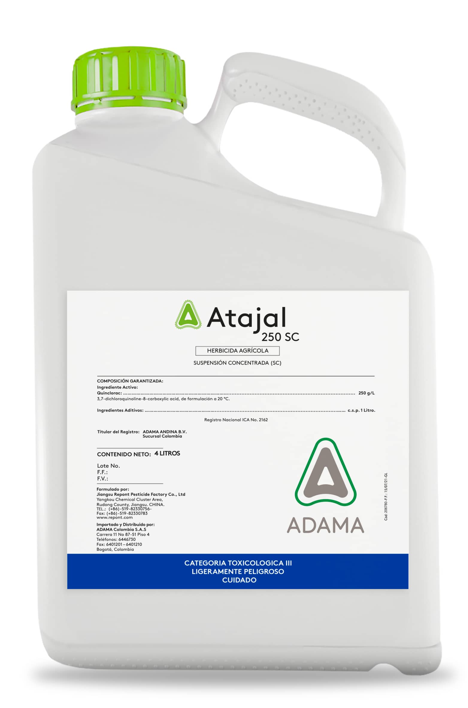 Herbicida Atajal 250 SC x 4 Lt - Adama