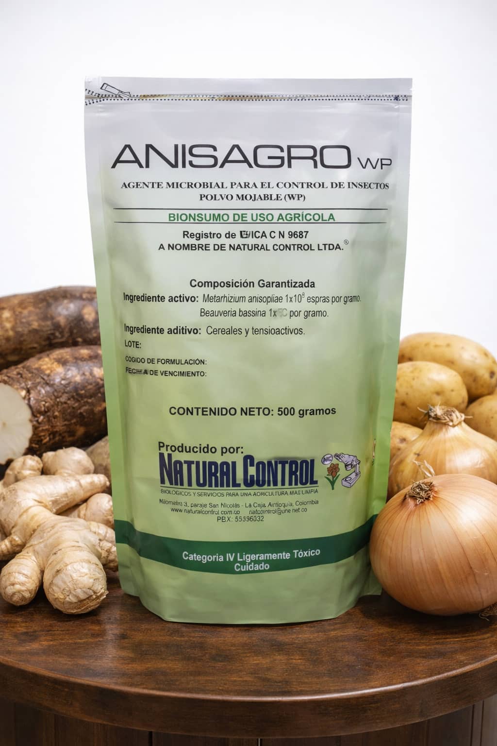 ANISAGRO WP 500G |Bioinsecticida para chiza y broca del café
