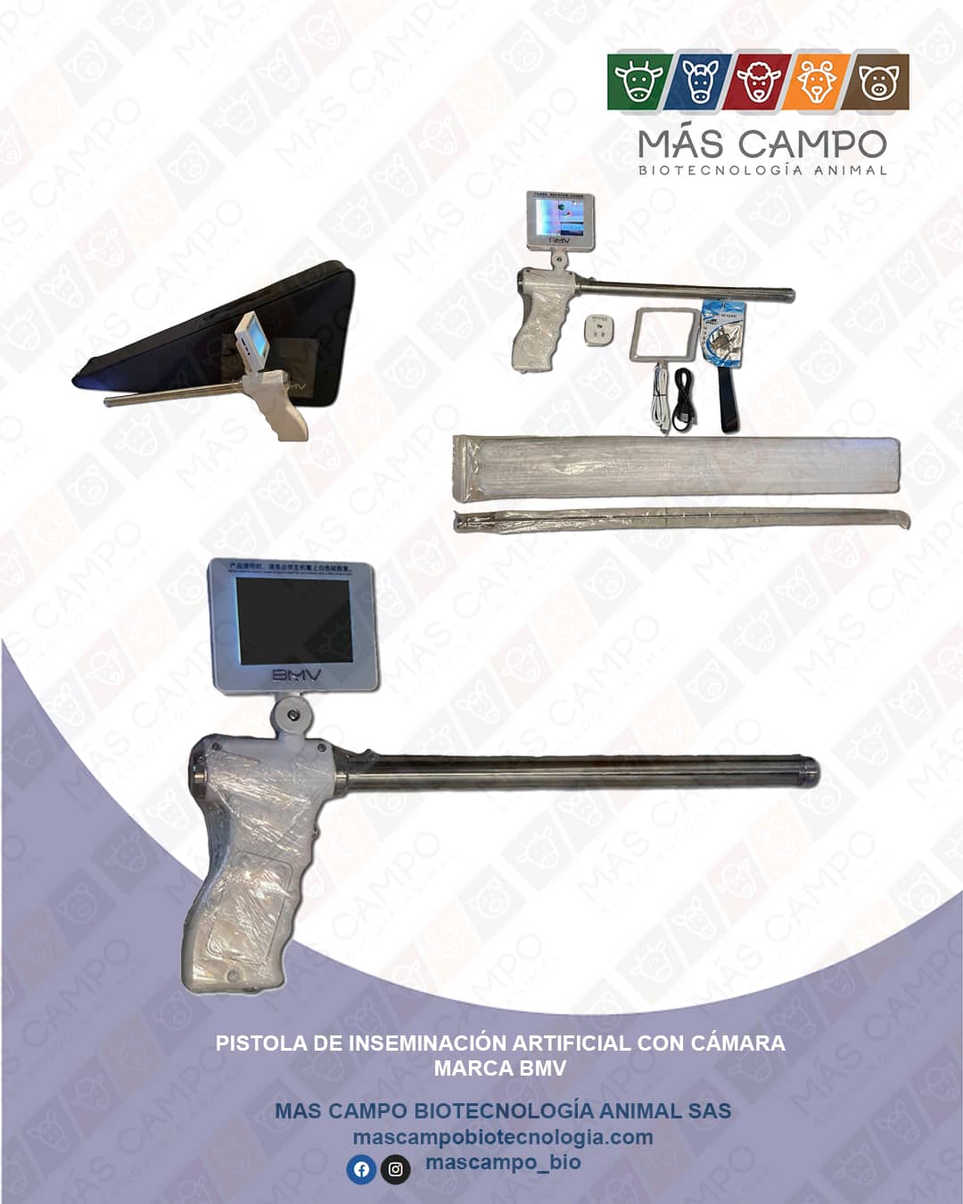 Pistola de Inseminación Artificial con Cámara – Precisión Total
