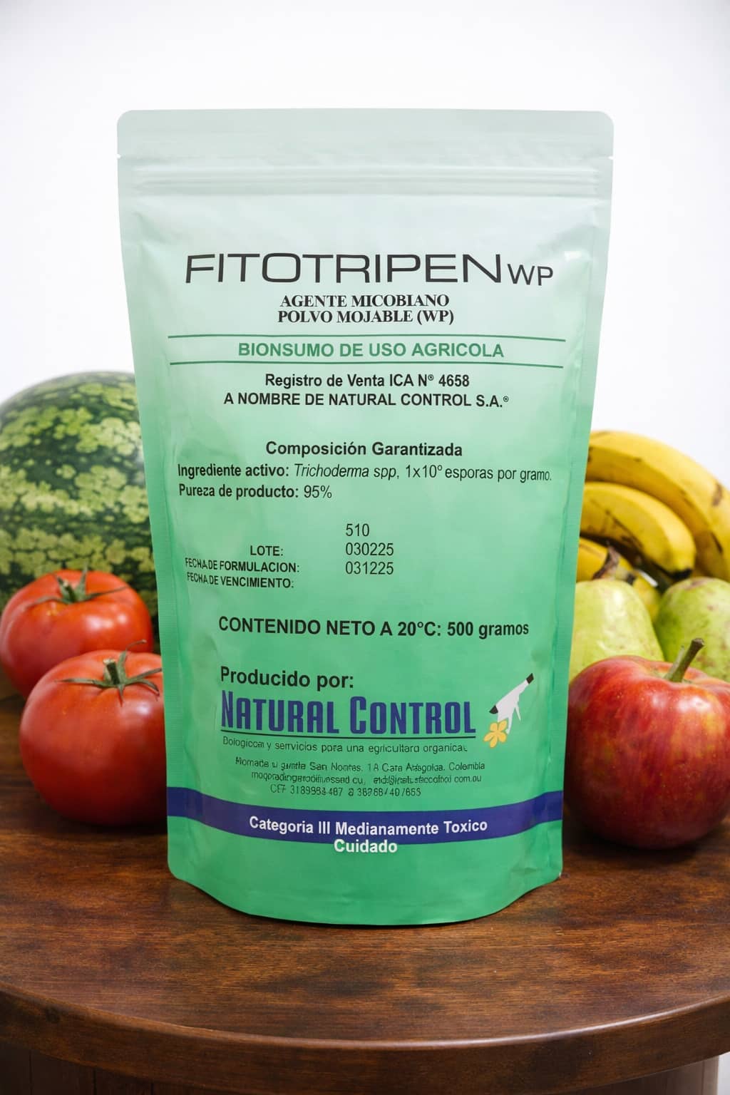 FITOTRIPEN WP 1 Kg | Trichoderma spp. (T. harzianum, T. koningii y T. viride)