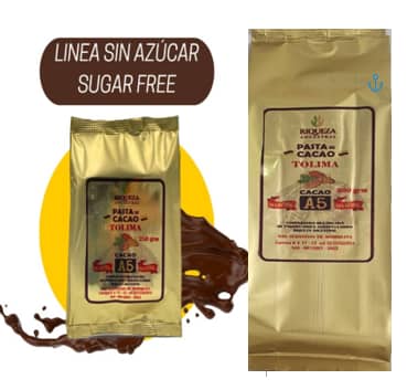 Pasta de Licor de Cacao 500 g | Cacao Colombiano Premium – Riqueza Ancestral