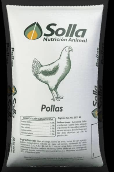 Alimento Pollas Harina x 40 Kg