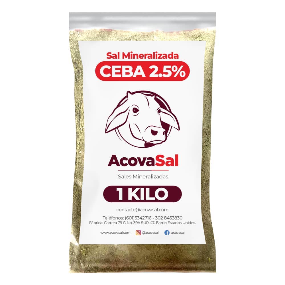 Sal Mineralizada Premium Ceba 2.5 % x 1 Kg