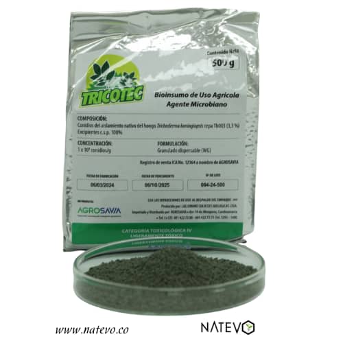 Control Biológico Tricotec 500g | Protección Natural de Cultivos