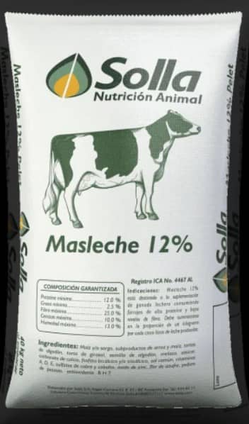 Alimento Bovino - Masleche 12% Harina x 40 Kg