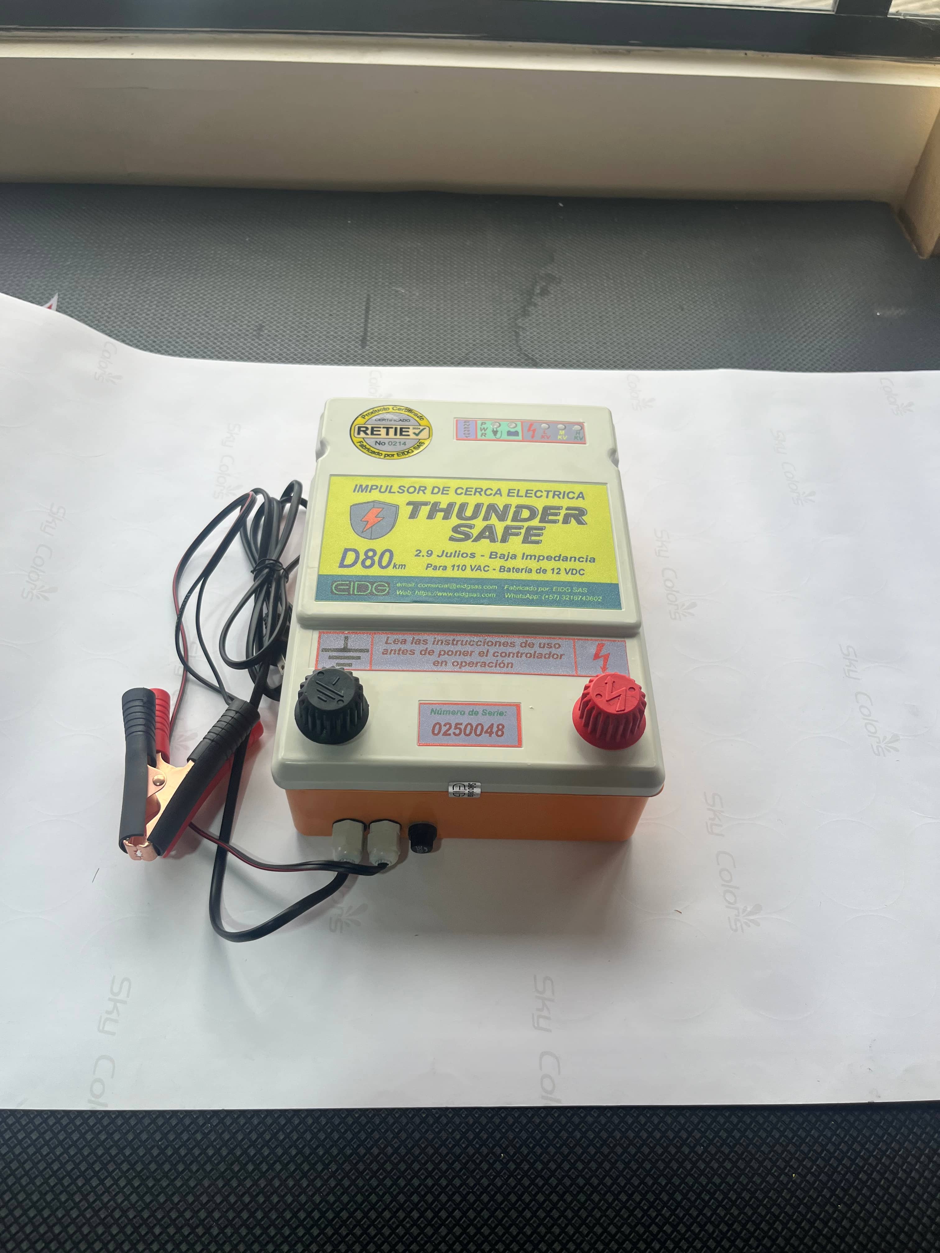 Impulsor de Cerca Eléctrica Thunder Safe D80KM