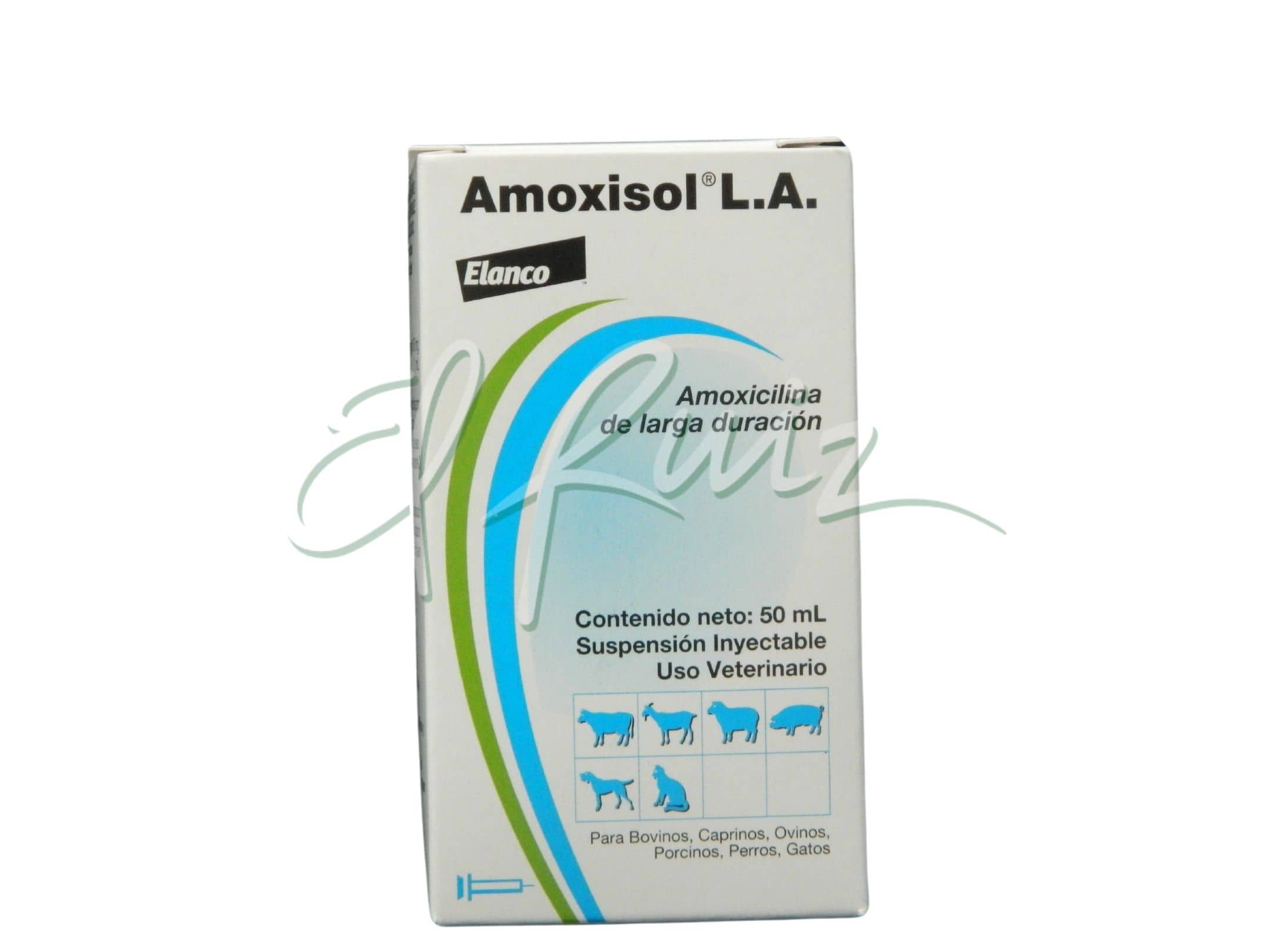 Penicilina Amoxisol L.A x 50 Ml - Elanco