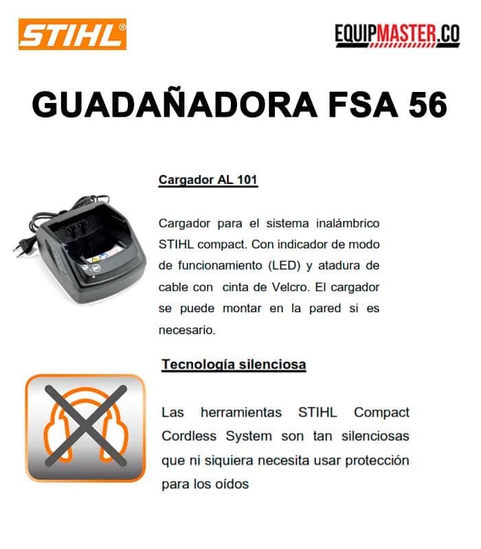 Guadañadora STIHL a batería FSA56