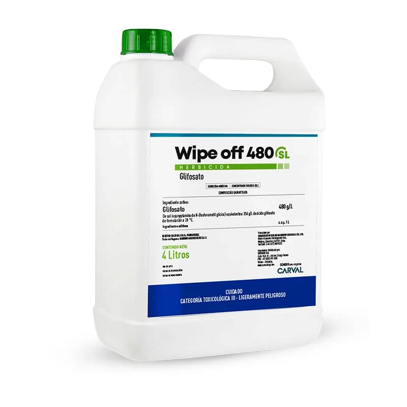 Herbicida Glifosato para Arroz | Wipe Off 480 SL – Control de Malezas