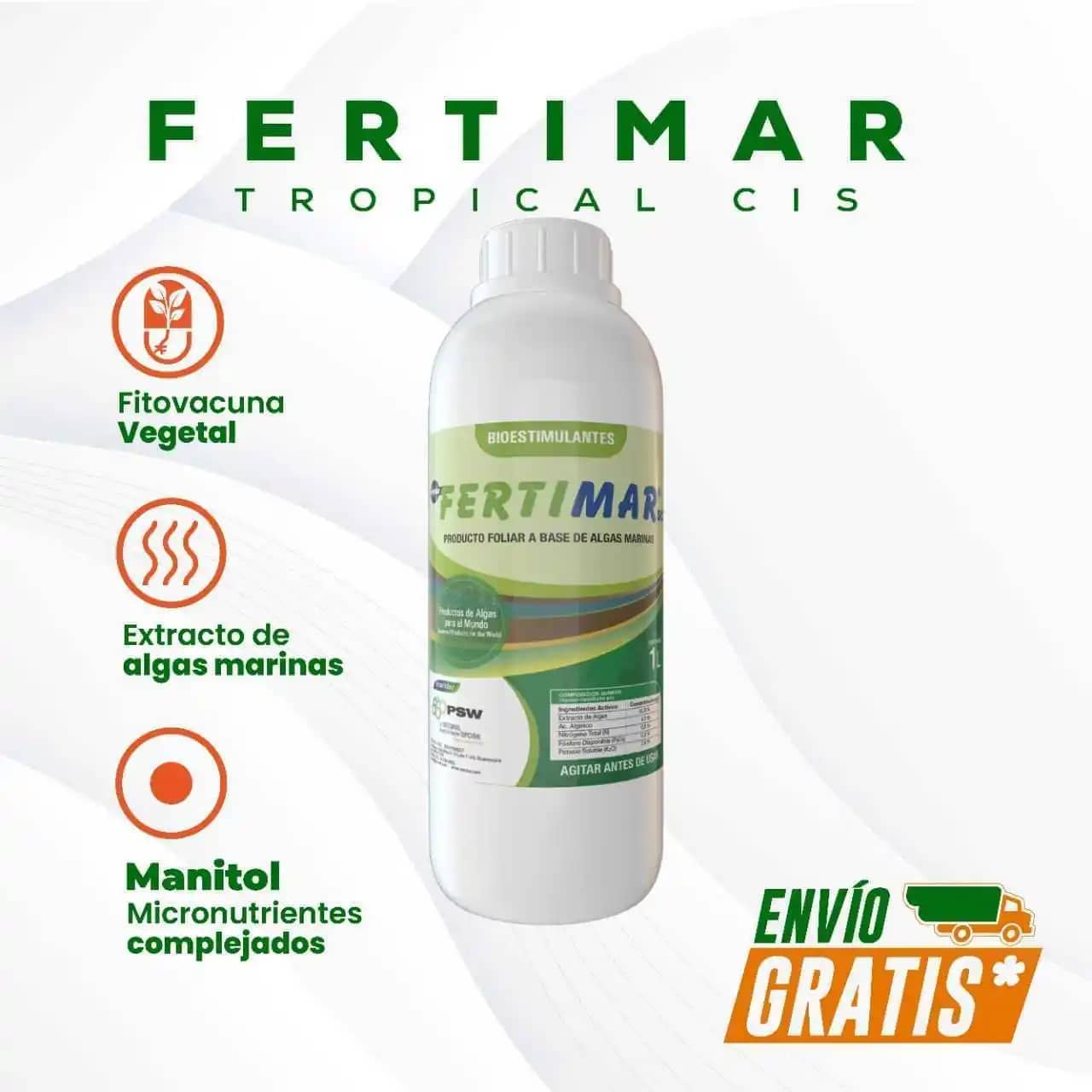 Biofertilizante Foliar Fertimar SC x 12 Lt