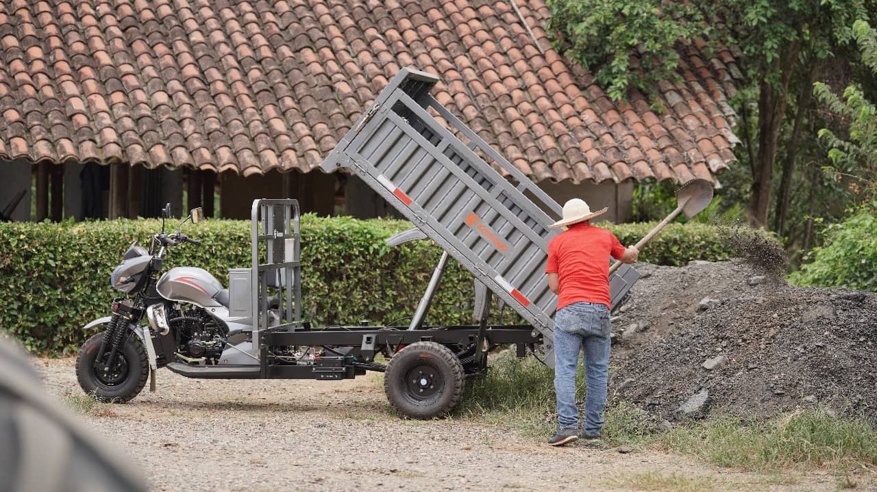 Motocarro de Carga MTRD300 | Potencia y 1000kg Capacidad