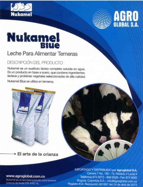 Nukamel Blue Sustituto Lacteo para Terneros